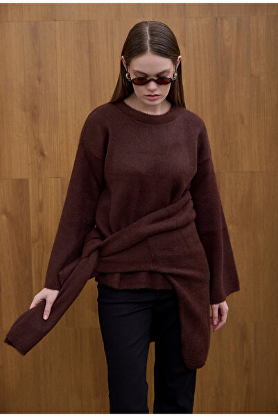 Birgül Bektaş Brown Jumpsuit Sweater