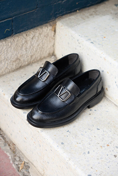 Vantaggio Pantofi clasici pentru bărbați din piele naturală 100% Veltino Black