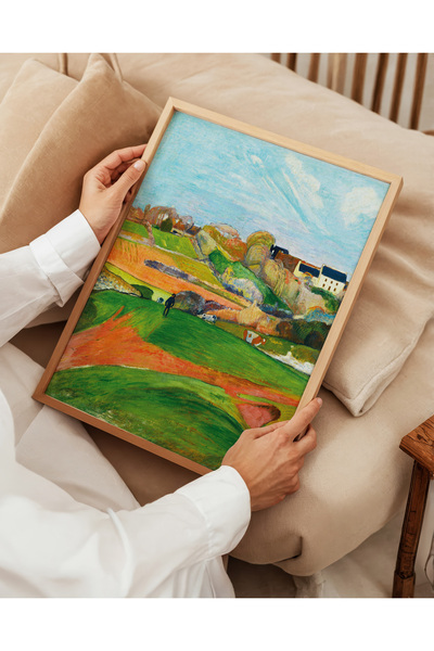 ARTHOUSECOLLECTIVE Paul Cezanne - Colorful Countryside - Unframed Poster in Painting Sizes