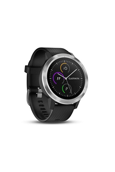 Garmin Smartwatch Vivoactive 3 1,2in GPS Su Geçirmez 5 ATM Glonass Siyah Pasl...