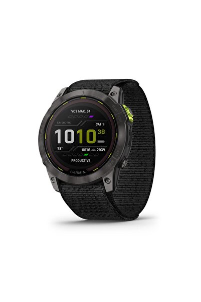 Garmin Enduro™ 2 – Ultra Performanslı Saat, Uzun Ömürlü GPS Pil Ömrü, Solar Ş...
