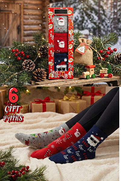 stellare Boxed Christmas Socks Set 6 Pairs
