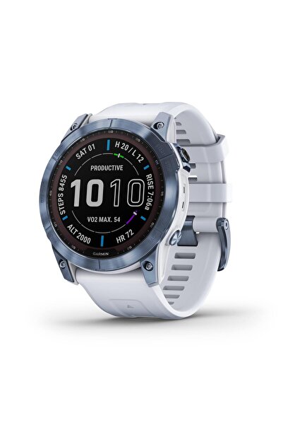Garmin Fenix 7X Sapphire Solar, Macera Akıllı Saati, Solar Şarj Özellikli, Sa...