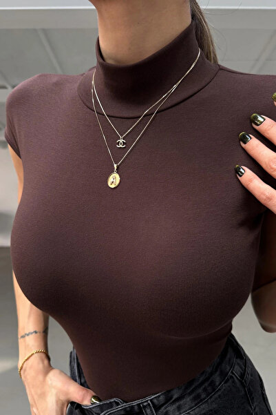 BUSEM Dik Yaka Kolsuz Bluz