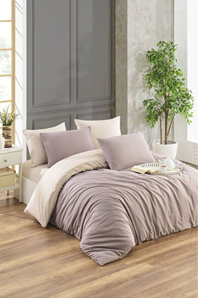 VENTİ VENTİSCA Комплект двустранно спално бельо DualTouch + комплект чаршафи ...