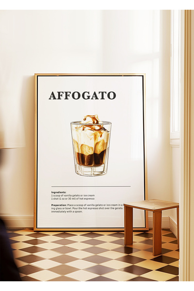 ARTHOUSECOLLECTIVE Affogato - Coffee Collection - Unframed Poster in Painting Sizes