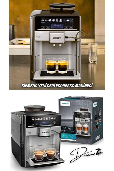 Siemens Drmz Versunix ZeroEnergy Eq.6 Plus Tam Otomatik Kahve Makinesi ,19 Bar ,1500 W,Tek Tuşla Hazır