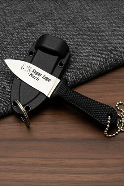 İŞTE BU Kişiye Özel İsimli Hello Kitty Baskılı 42SS 10,5 CM Cold Steel Paraşüt Bıçağı Mini