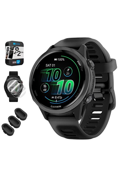 Garmin 010-02970-00 Forerunner 570-42mm GPS Smartwatch Alüminyum ve Siyah Ban...