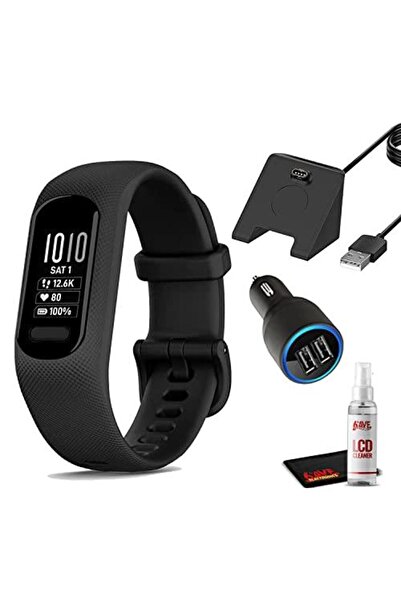 Garmin vivosmart 5 Fitness Takip Cihazı (Siyah) Kalp Atış Hızı Monitörü ve Uy...
