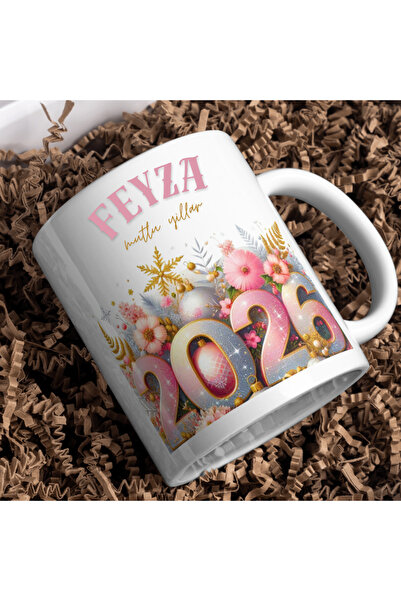 Lion Baskı ve Organizasyon Kişiye Özel Mutlu Yıllar Noel Kupası – İsim Yazılı...