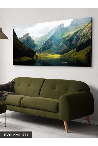 Evinemoda Doğa Manzarası Tek Parça Kanvas - Canvas Tablo