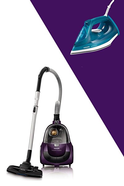 Philips Fc9323/07 Toz Torbasız Süpürge Ve 3000 Serisi Dst3040/70 Buharlı Ütü