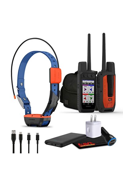 Garmin Alpha 200 Plus Köpek Takip ve Eğitim GPS El Tipi + Köpekler için T20 Takip Tasması Saha Çanta