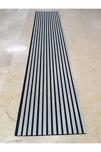 GÜÇLÜ Mdf Ahşap Akustik Duvar Paneli 60x280 cm -Açık Taş Gri rengi