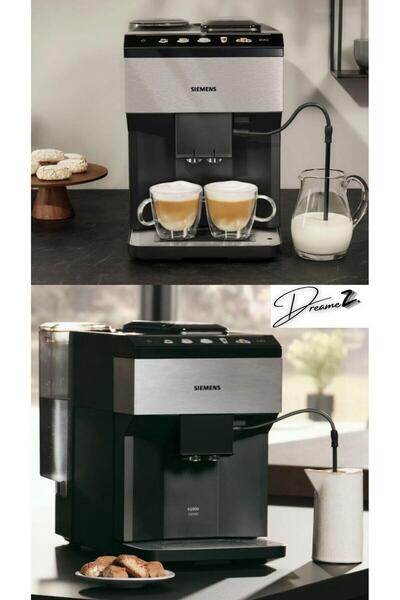 Siemens DRMZ Yeni Vaccum 15 BAR EQ.500 Tam Otomatik Kahve Makinesi,3 farklı aroma,2,4 Litre,Çocuk Kilitli