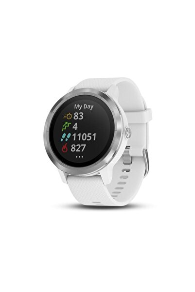 Garmin vívoactive 3 GPS Akıllı Saat - Beyaz ve Paslanmaz (Yenilenmiş)