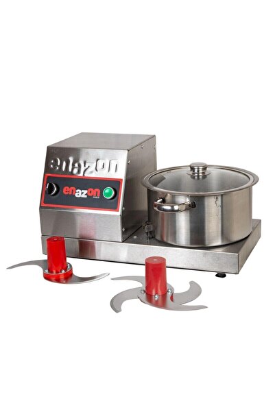 Enazon Soğan Sebze Tarhana Doğrama Makinesi + 4 Bıçaklı 3 Kg 5 Litre