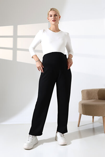 LadyMina Pijama Pregnant Women's Modal Fabric Waist Adjustable Pants