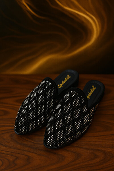 Behtah Kundura Women's Stone House Slippers Women's Slippers Dowry Slippers Winter Slippers Guest Slippers