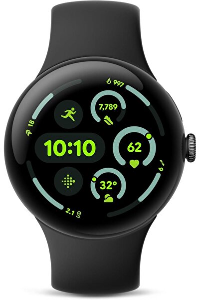 Google Pixel Watch 3-45mm - Mat Siyah - (LTE+Bluetooth) (Yenilendi)