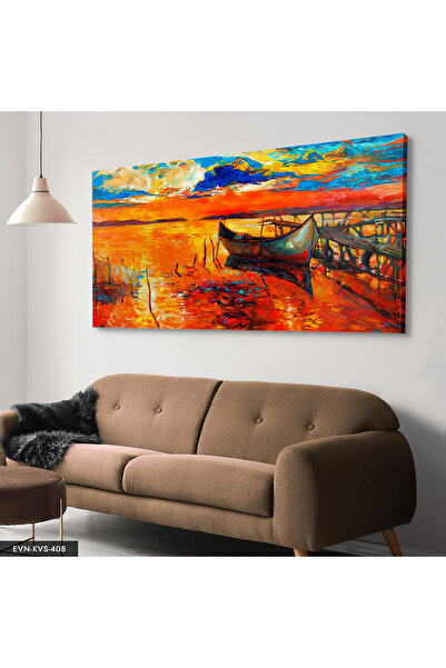 Evinemoda Καμβάς μονοκόμματος καγιάκ με εμφάνιση ελαιογραφίας - Ζωγραφική σε ...