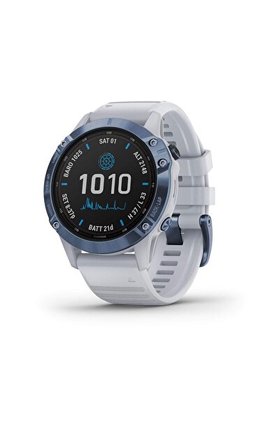Garmin fenix 6 Pro Solar, Solar Şarj Özelliğine Sahip Çoklu Spor GPS Saati, G...