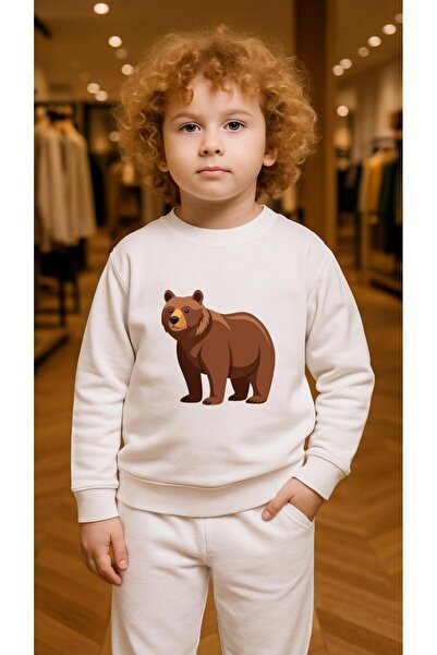 playwear Dječji set majica BEAR sa printom za devojčice i dečake, okrugli izr...