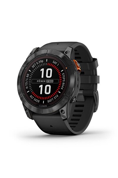 Garmin fēnix 7X Pro Solar, Çoklu Spor GPS Akıllı Saat, Dahili El Feneri, Sola...