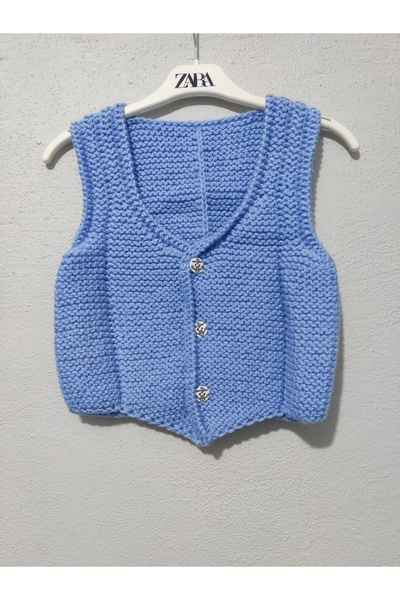 Selen Handmade Knitted Baby Vest
