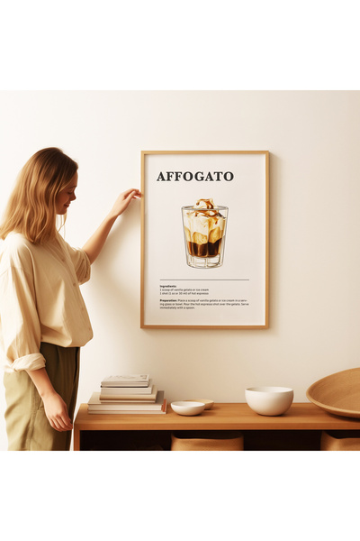 ARTHOUSECOLLECTIVE Affogato - Coffee Collection - Unframed Poster in Painting Sizes