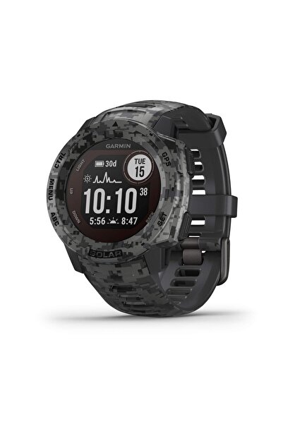 Garmin Instinct Solar, Güneş Enerjili Dayanıklı Dış Mekan Akıllı Saati, Dahil...