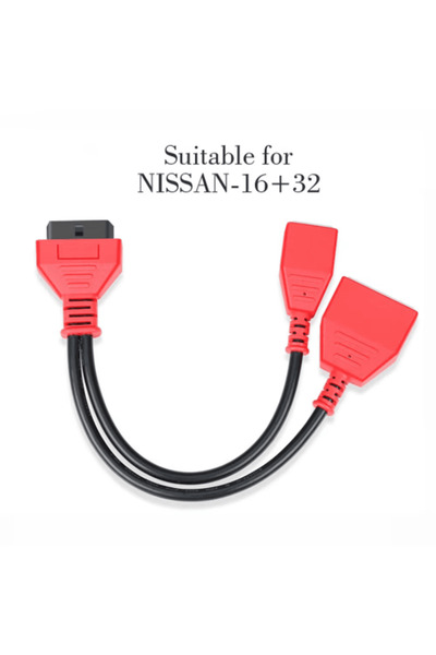 autoecu Gateway bypass adapter cable for Dacia/Renault/Nissan/Mitsubishi 16+32 to OBD2.