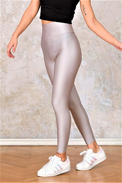 ÖZSU FASHİON Toparlayıcı Parlak Disko Tayt