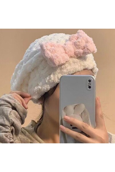 Hediye Rüzgarı Microfiber Mesh Hair Drying Cap Quick Drying High Absorbent Towel Practical Drying for Wet Hair