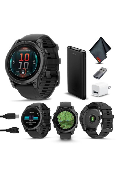 Garmin Fenix E 47MM AMOLED Premium Çoklu Spor GPS Akıllı Saat, 16 Gün Uzun Öm...