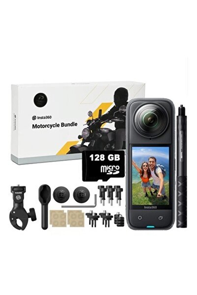 Insta360 X4 8k 360 Derece Kamera Motorsiklet Kiti (Vizor Foto)