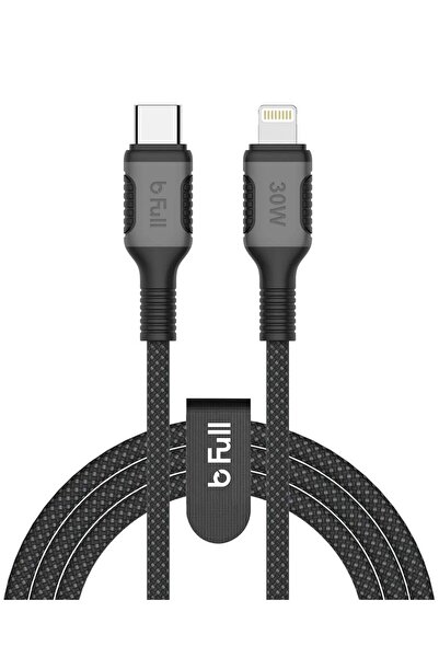 b Full bFull Type-C to Lightning PD 30W Fast Charging Cable 1.2m for iPhone