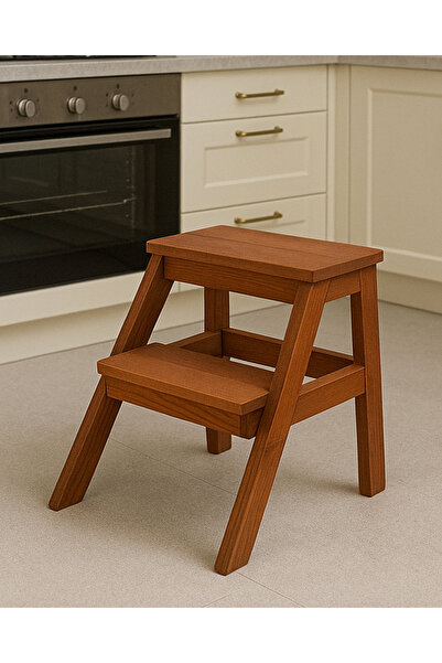 Weblonya Ahşap Merdiven Basamak 2 Katlı Merdiven 6100