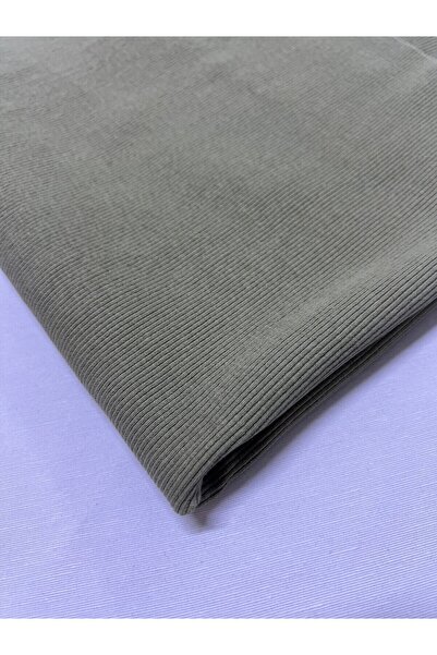 Yiğit Kumaş Ribana Fitilli Kumaş, Parça 60x120 cm Küf Yeşili Rengi