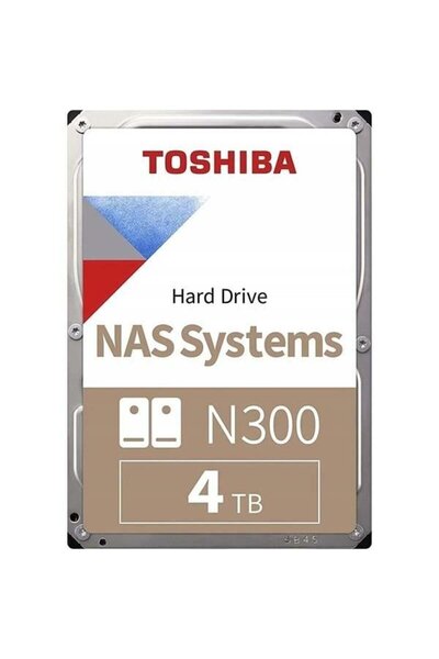Toshiba 4TB N300 MN10ADA400ES 7200RPM 512MB SATA-3 NAS DİSKİ