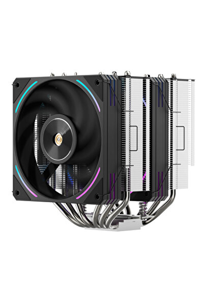 Segotep MU TH6 Siyah 2x120mm ARGB Hava Soğutucu