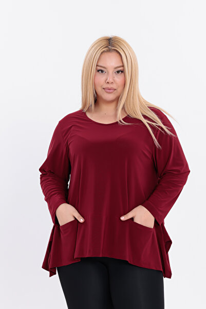 HELVEYS Stylish and Modern Special Design Asymmetrical Pocket Detail Long Sle...