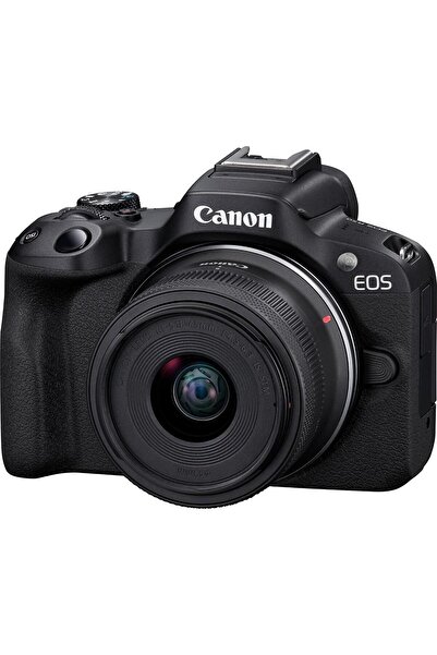 Canon طقم كاميرا Canon EOS R50 BK + RF-S 18-45MM F4.5-6.3 IS STM Vlogger + SD32GB CD+CS