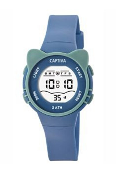 captiva Kedi Kulaklı Çocuk Dijital Saat – Su Geçirmez 3 ATM, Işıklı Ekran, Ma...