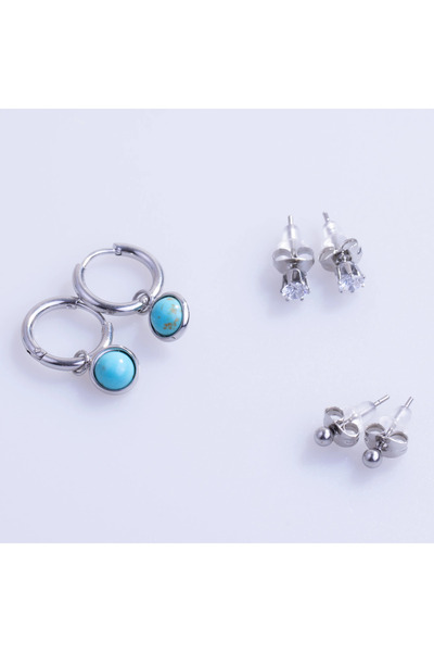 Shine of Magic Jewelry حلق زيروليا |   أقراط فولاذية