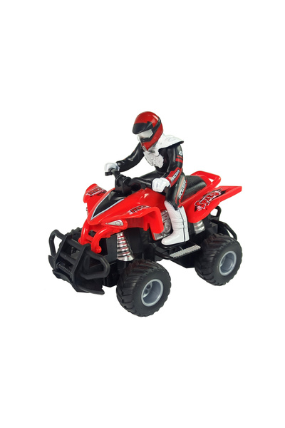Bebelul Atv with remote control 1:16 RED 27 Mhz with batteries