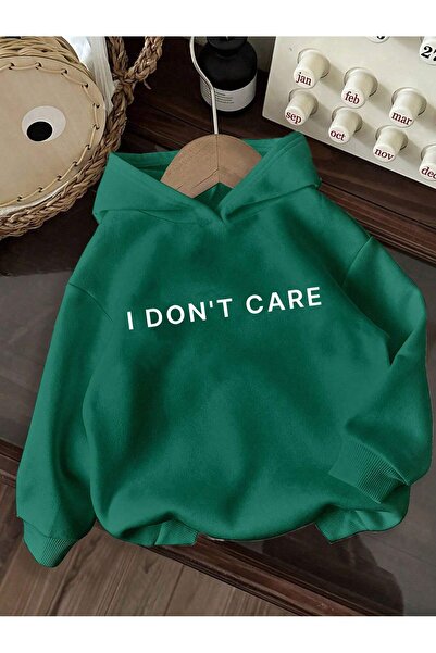 EYAX MODA Hanorac supradimensionat pentru femei, cu glugă, cu textul „I DON'T...