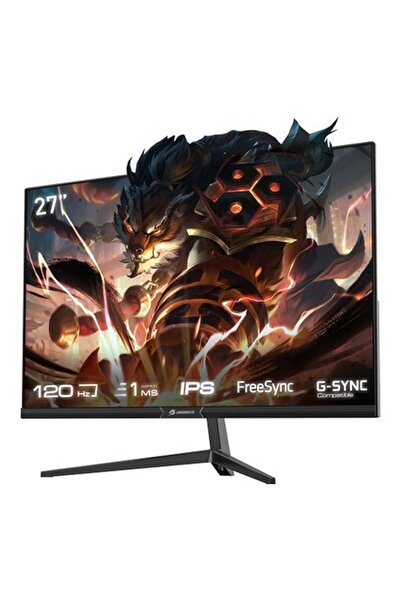GAMEBOOSTER GB-2712FF 27" 120hz 1ms IPS FHD FreeSync, G-Sync 1xHDMI,1xDP Gami...