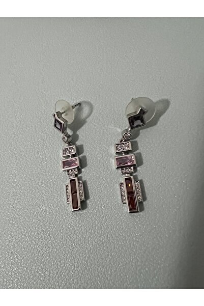 Haziran Accessory Element Model, Hanging Steel Silver Women's Earrings